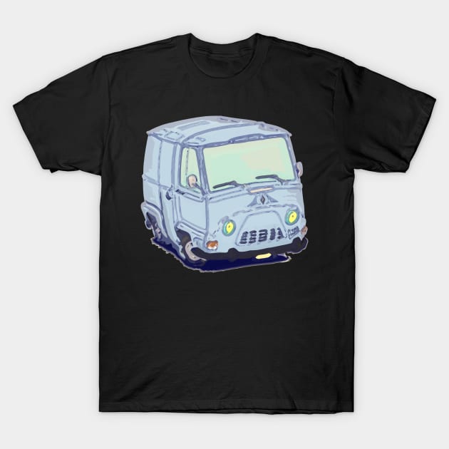 Vintage French van in vector style T-Shirt by Andres7B9